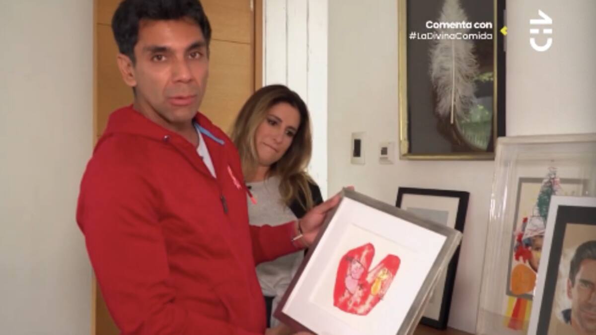 Ilustración que les regaló Don Francisco. Foto: CHV.