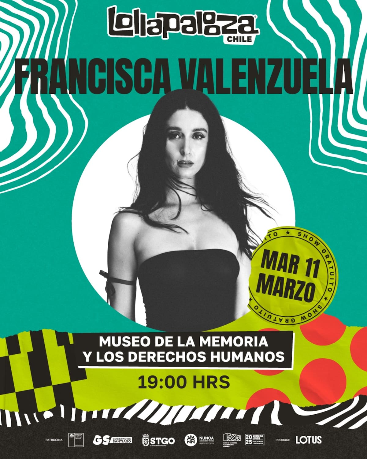 La periodista ofrecerá show gratuito en la comuna de Santiago. Créditos: Instagram