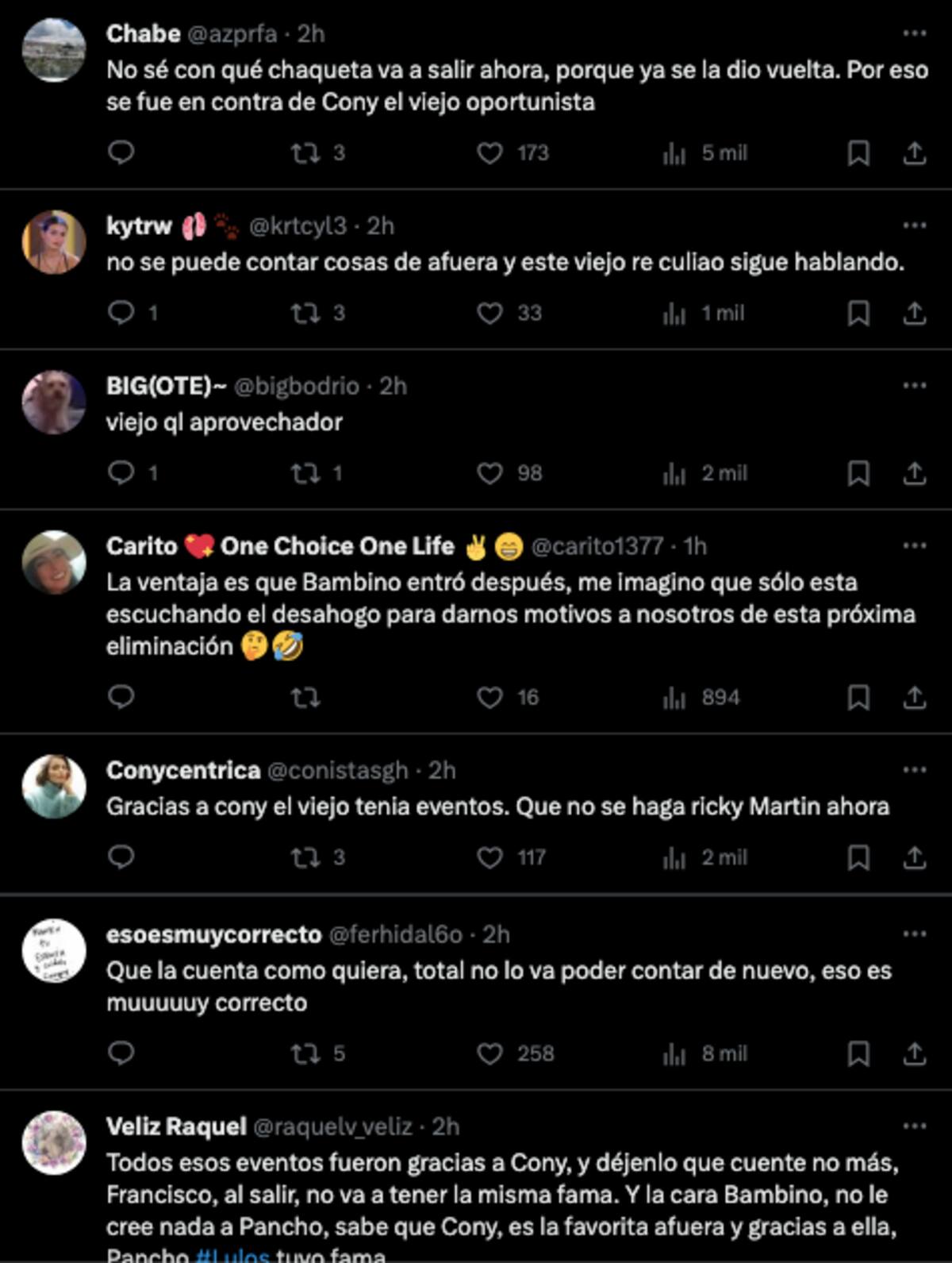 Críticas hacia Francisco Arenas. Foto: X.