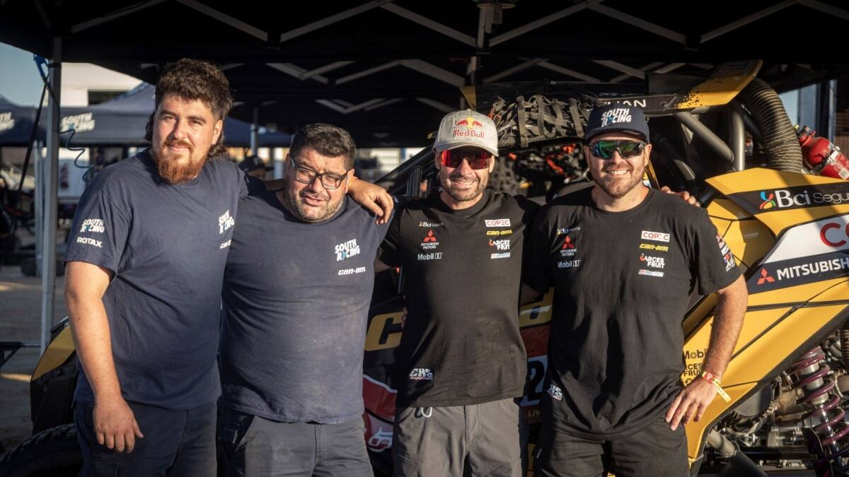 Chaleco López viajó 35 horas y pasó Año Nuevo trabajando con miras al Dakar 2026