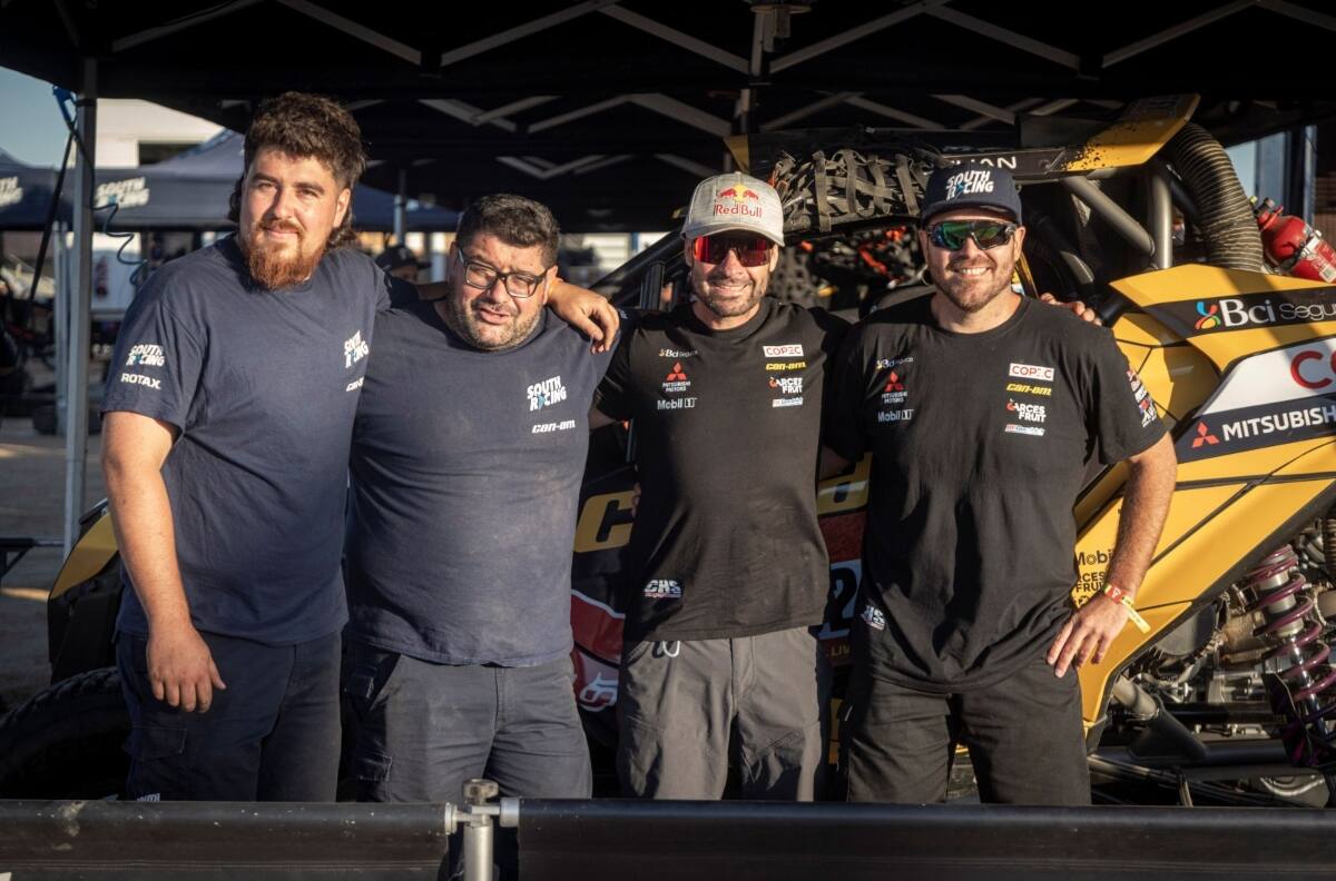 Chaleco López viajó 35 horas y pasó Año Nuevo trabajando con miras al Dakar 2026