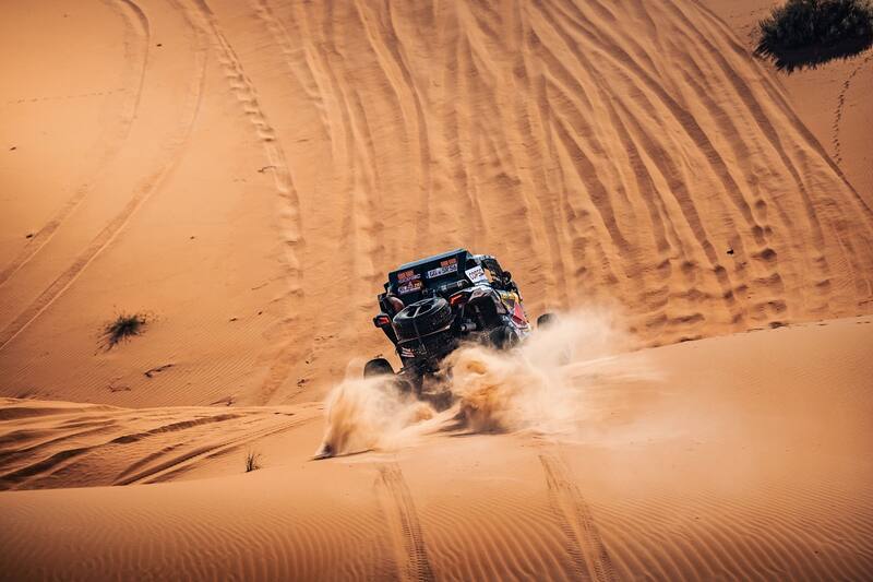 Francisco Chaleco López en el Rally Dakar. Fotos: Prensa Chaleco López