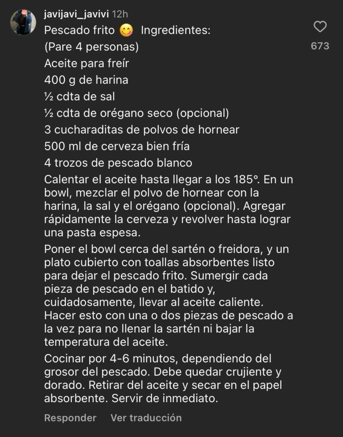 Se llena de recetas en su Instagram, Francisco Kaminski