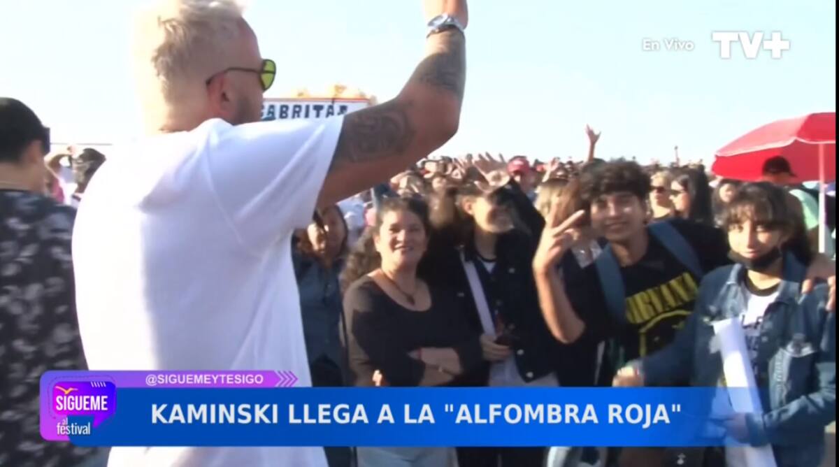 Llegó para apoyar la protesta en contra de la "Noche Cero". / TV+