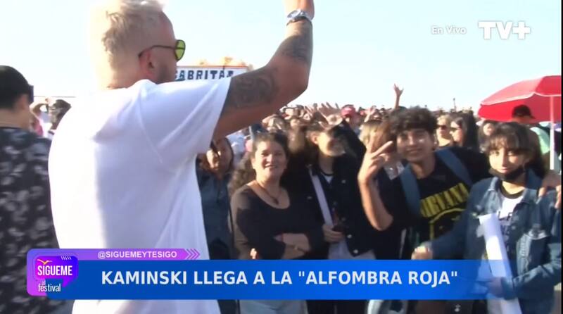 Llegó para apoyar la protesta en contra de la "Noche Cero". / TV+