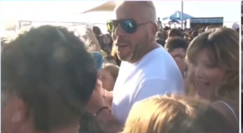 Llegó a las protestas contra la "Noche Cero".