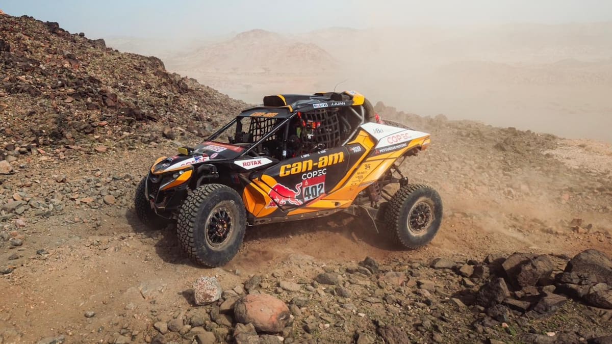 Pese a romper llantas: Chaleco López y un meritorio cuarto lugar en el Rally Dakar