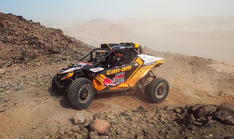 . El chileno en el Rally Dakar 2026. Foto: Prensa Francisco Chaleco López.