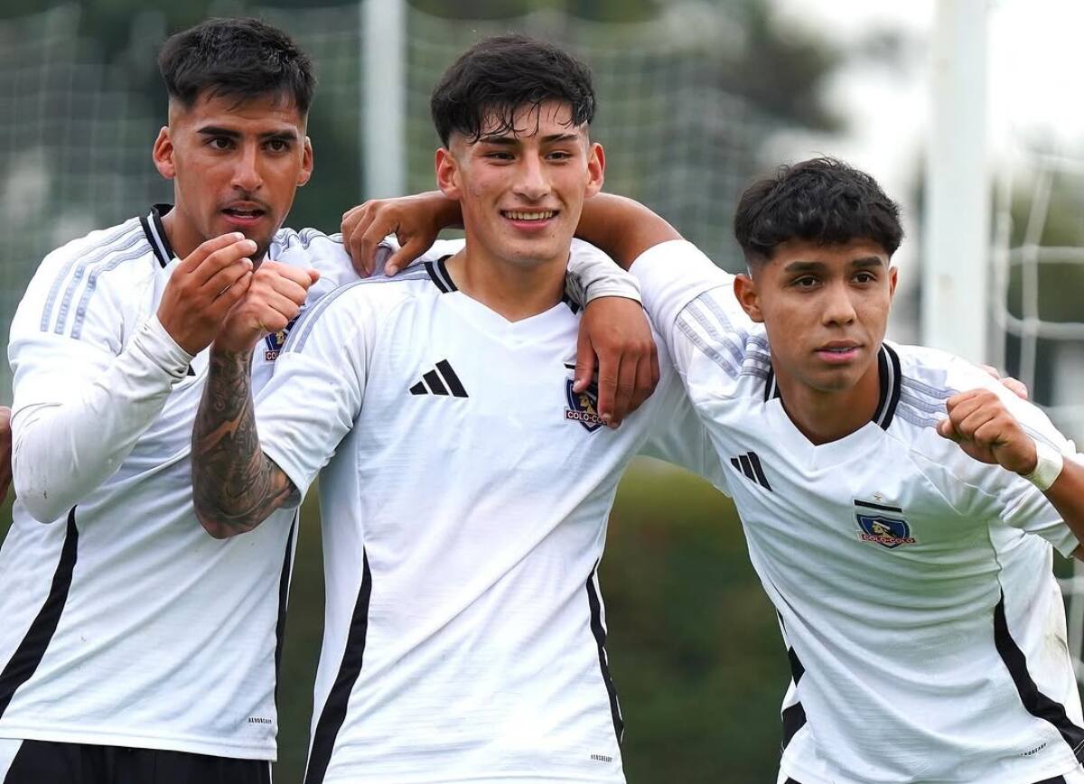 se despachó con un golazo de tiro libre. Foto: @Colocolofutboljoven.