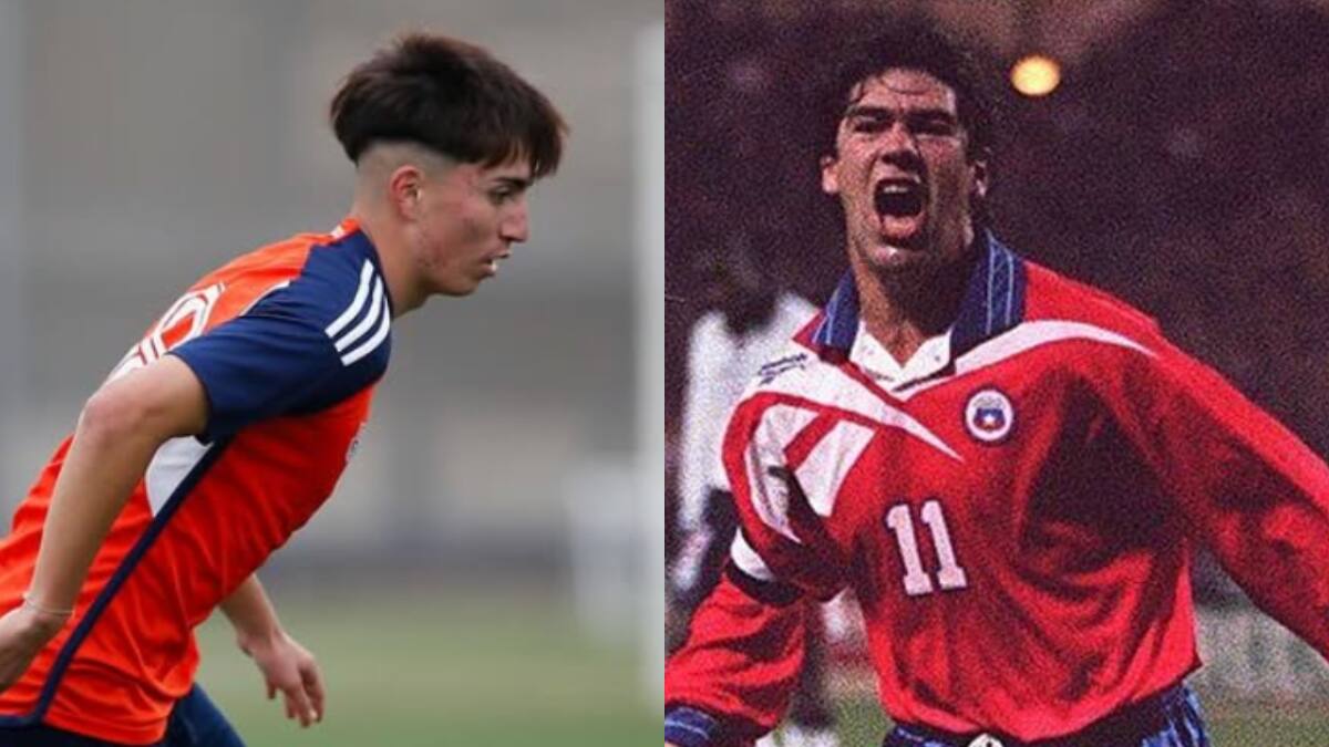 “No vi jugar a Marcelo Salas en la U pero es mi referente; mi papá me lo inculcó mostrándome videos de sus goles”