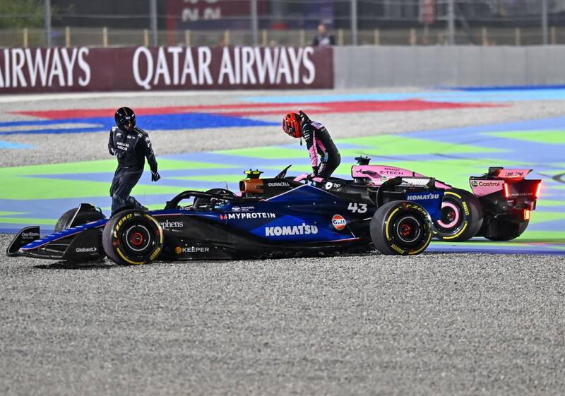 Franco Colapinto tuvo accidente y abandonó el GP de Qatar