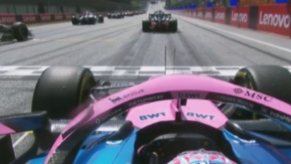 VIDEO | Franco Colapinto sufrió con la largada en el GP de Austria y perdió varios puestos: “No tengo potencia”