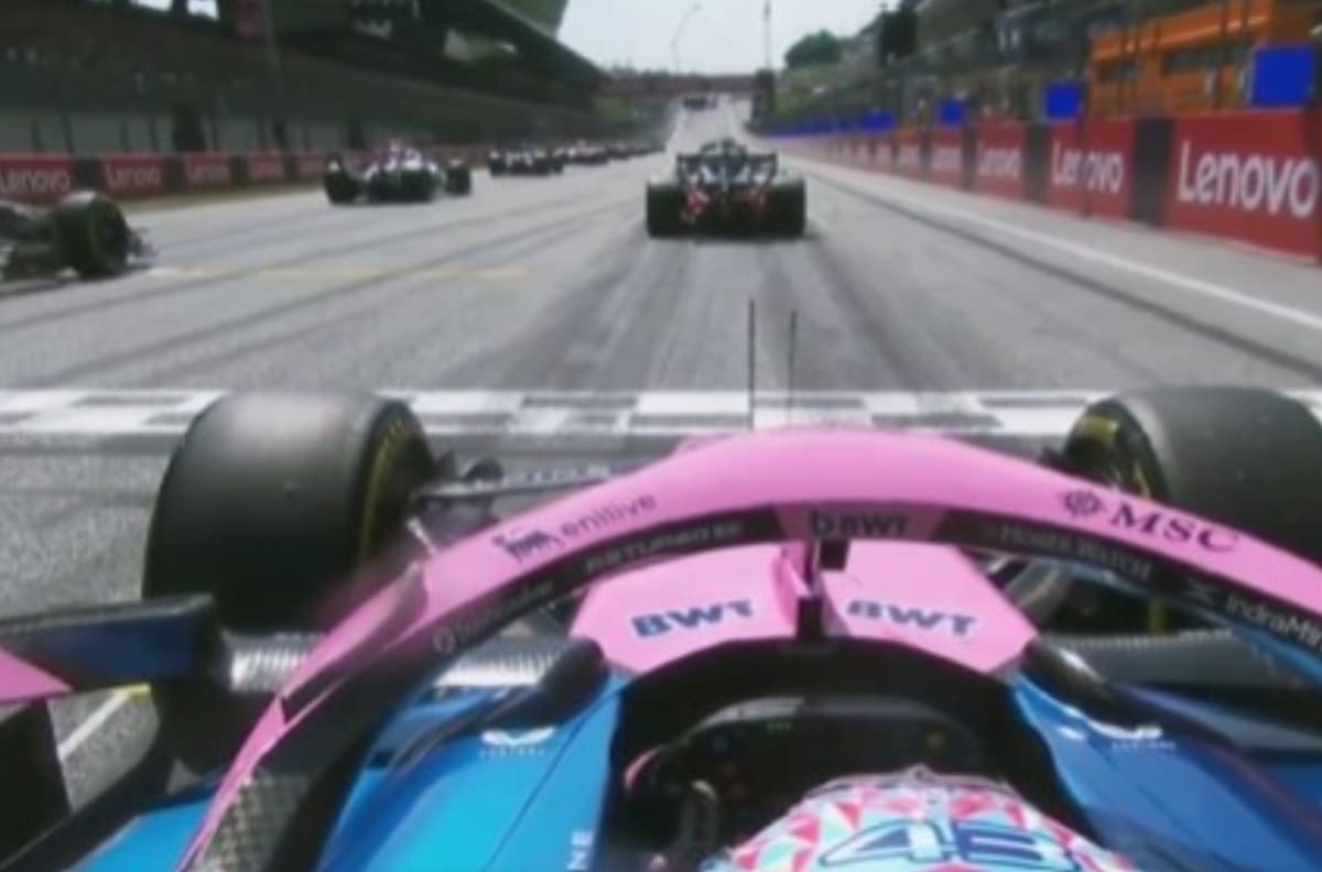 VIDEO | Franco Colapinto sufrió con la largada en el GP de Austria y perdió varios puestos: “No tengo potencia”