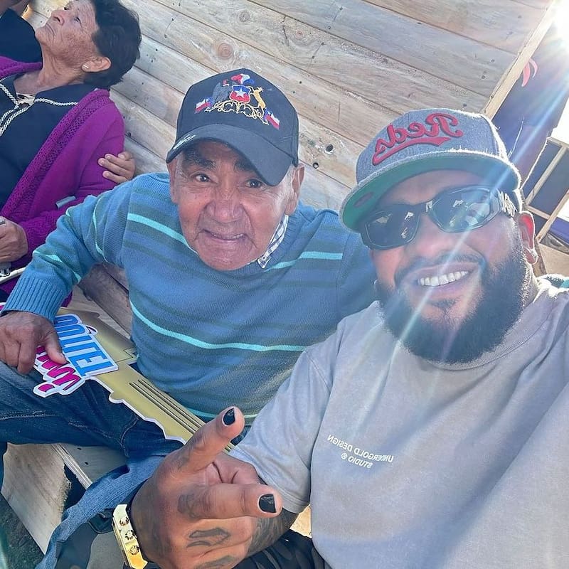junto a Don Domingo