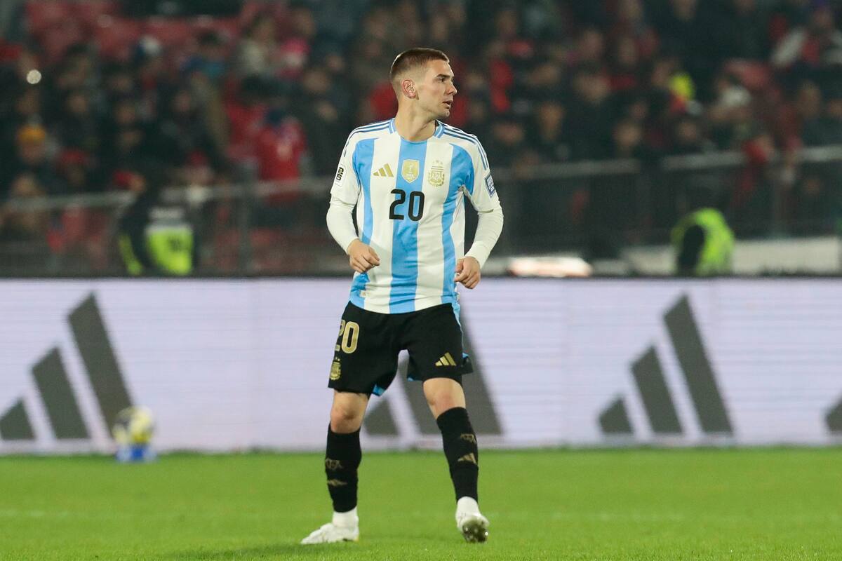 con la Selección Argentina. Foto: Agencia EFE
