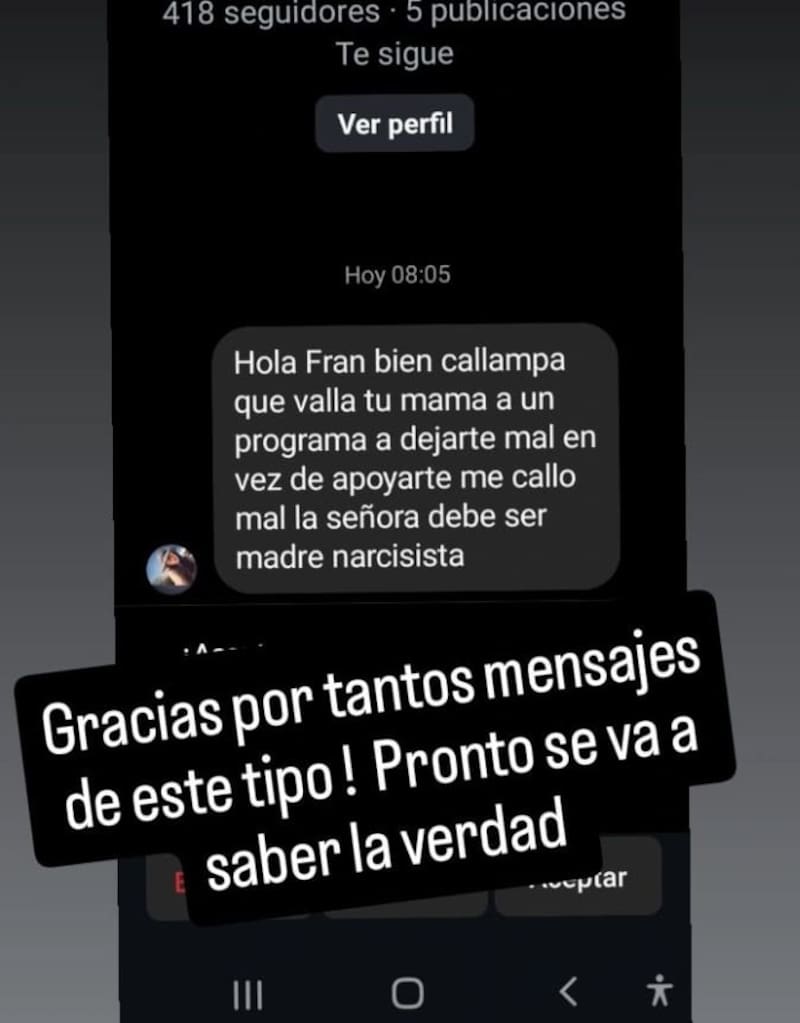 Historia de Francoise Perrot. Créditos: Instagram