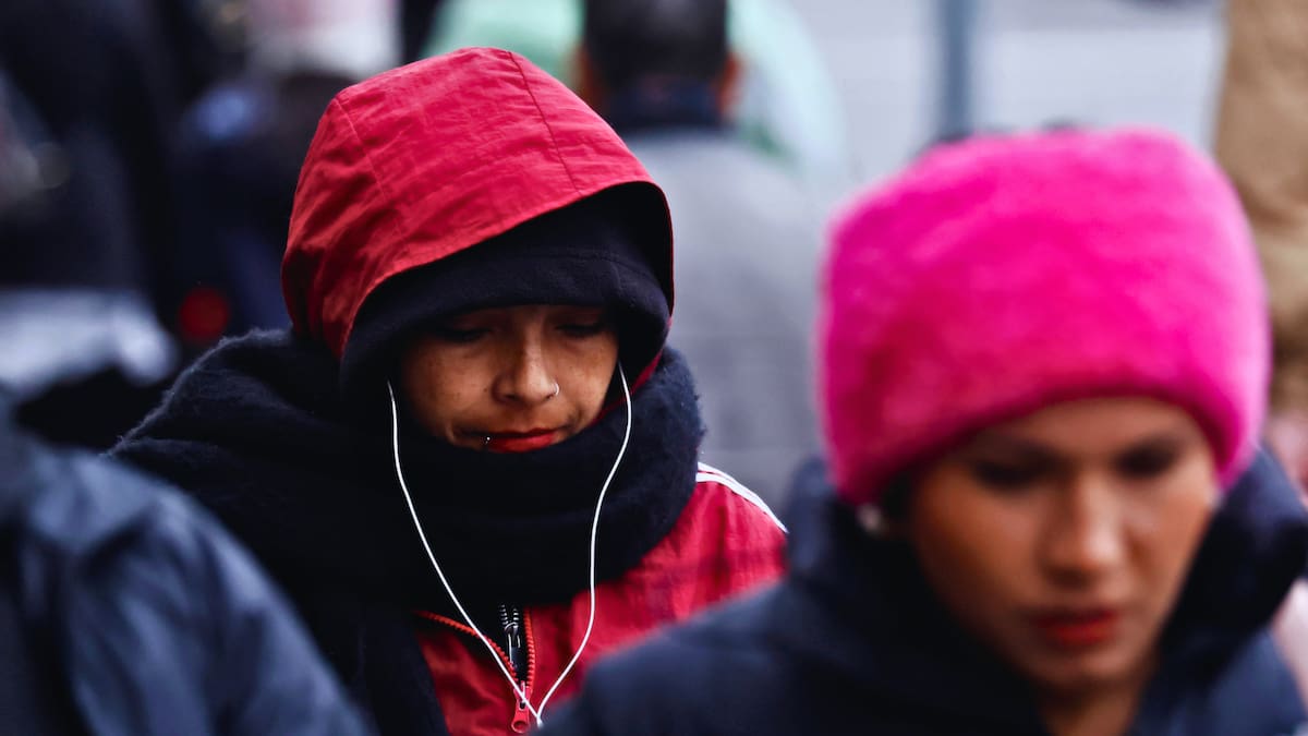 Con lluvia y mínimas de 0 °C: Así estará el tiempo en Santiago este fin de semana