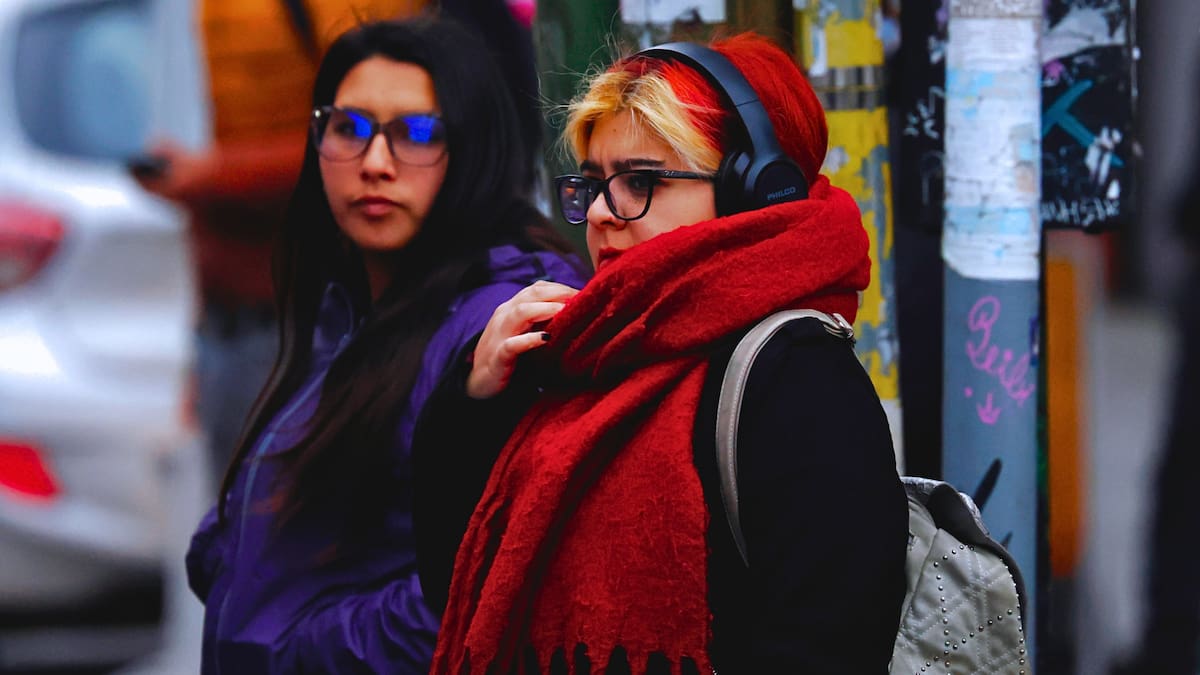 Este será el día más frío de la semana en Santiago: la máxima no superará los 14 °C