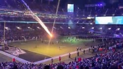 VIDEO | Miedo total: descontrolado fuego artificial salió directo a la cancha en partido de la NFL