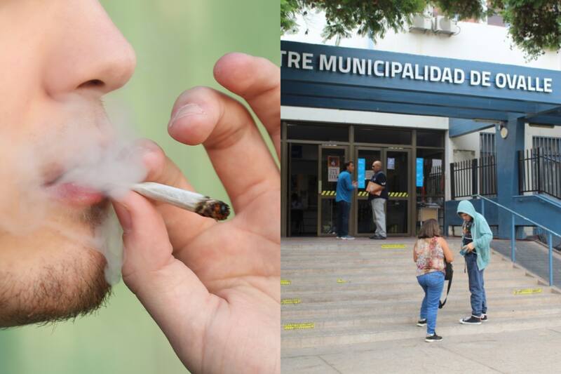 Sorprendidos consumiendo marihuana al interior del vehículo fiscal en horario de trabajo.