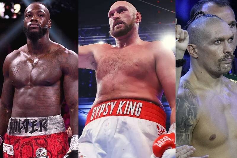 Tyson Fury quiere pelear a fines de abril ante Usyk o Wilder