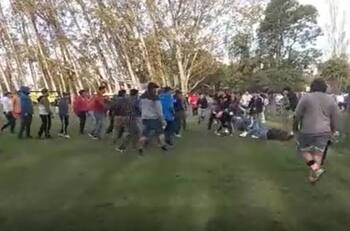 Gravísimo: Incidente en las tribunas terminó a balazos en partido del fútbol chileno