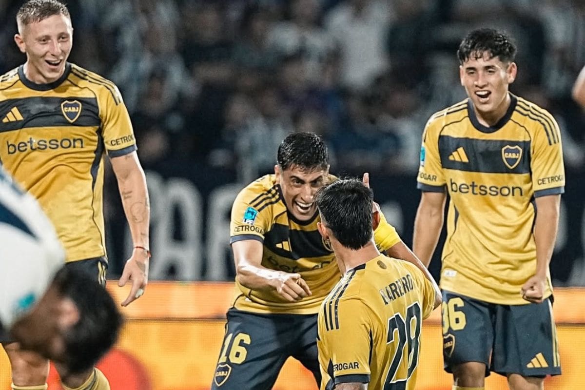 Boca Juniors venció como visitante a Talleres de Córdoba. Foto: @bocajrs en Instagram.