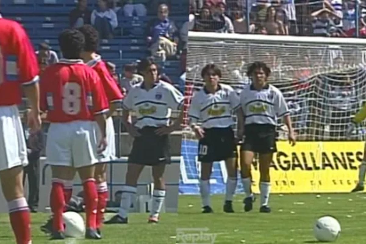 Imagen de archivo del primer Universidad Católica vs. Colo Colo en el antiguo San Carlos de Apoquindo.