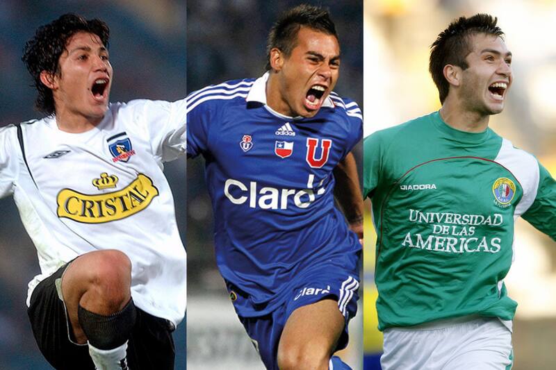 Matías Fernández, Eduardo vargas y Carlos Villanueva.