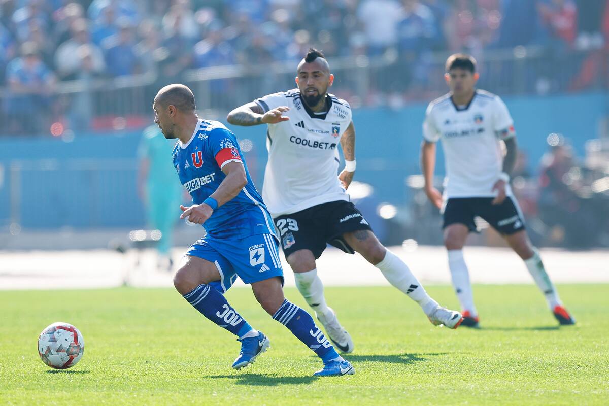 Superclásico entre la U y Colo Colo.