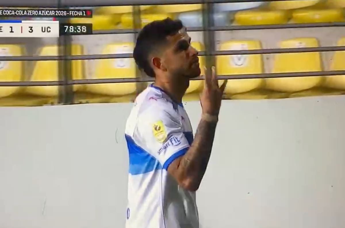 Expulsión y tensión en Viña: el gesto wanderino de Daniel González que molestó a la hinchada de Everton