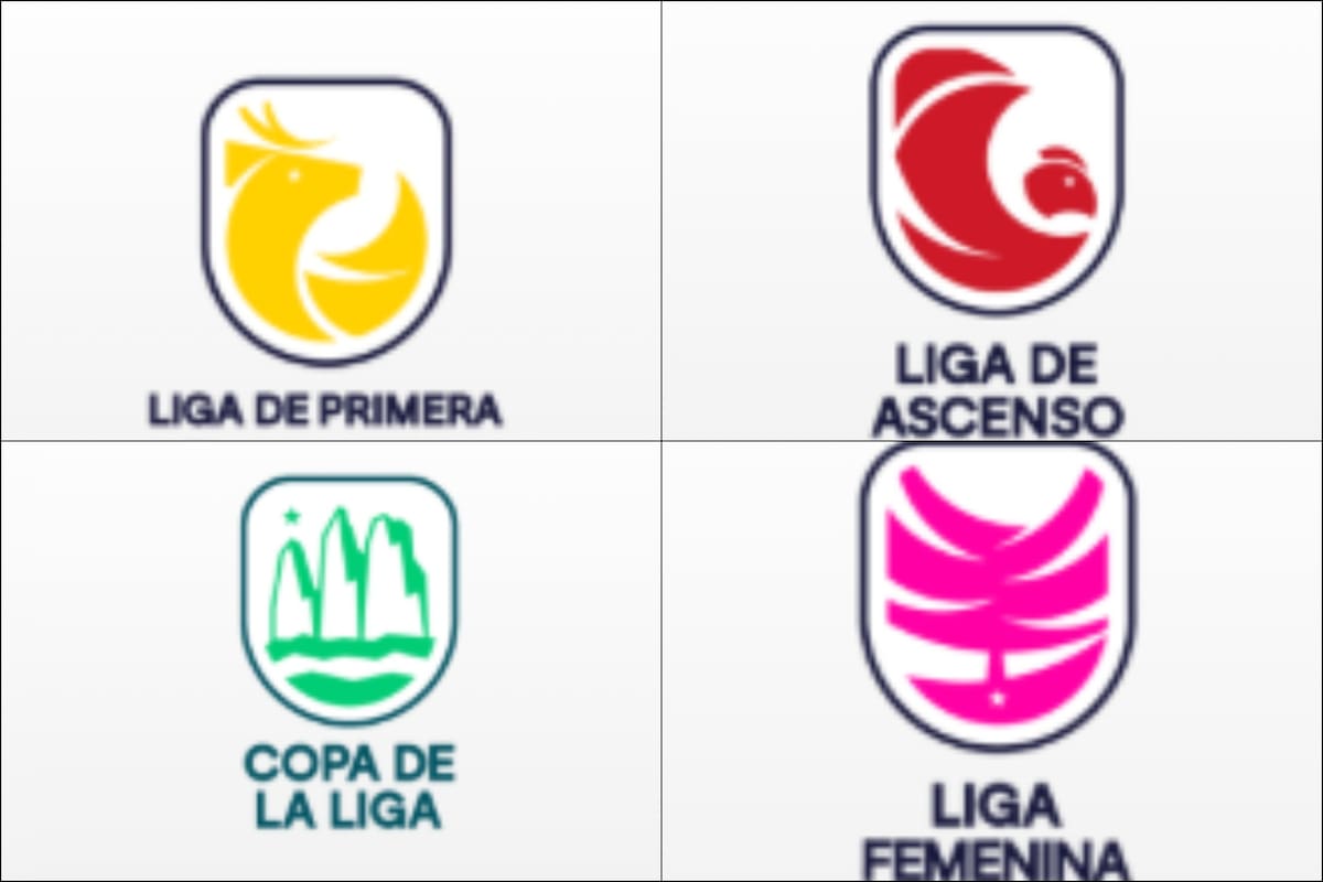 Los logos de los torneos del balompié nacional.