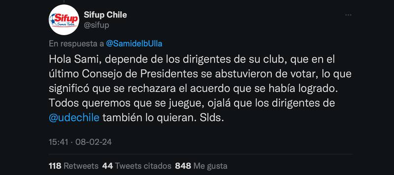 La dura respuesta del SIFUP a un hincha de la U.