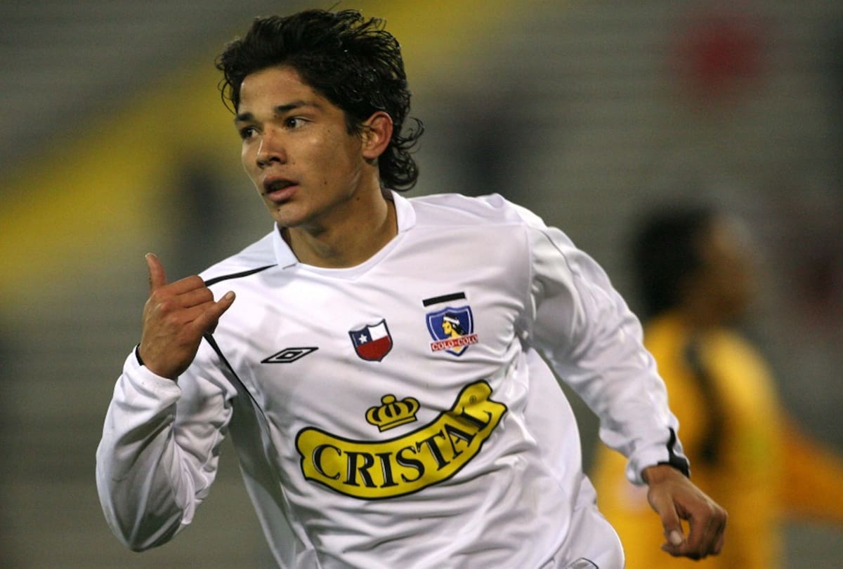 FUTBOL, COLO COLO/O'HIGGINS
CAMPEONATO CLAUSURA 2006
MATIAS FERNANDEZ CELEBRA EL 2 A 1 PARA COLO COLO.
9/8/2006
SANTIAGO, CHILE
ANDRES PINA/PHOTOSPORT