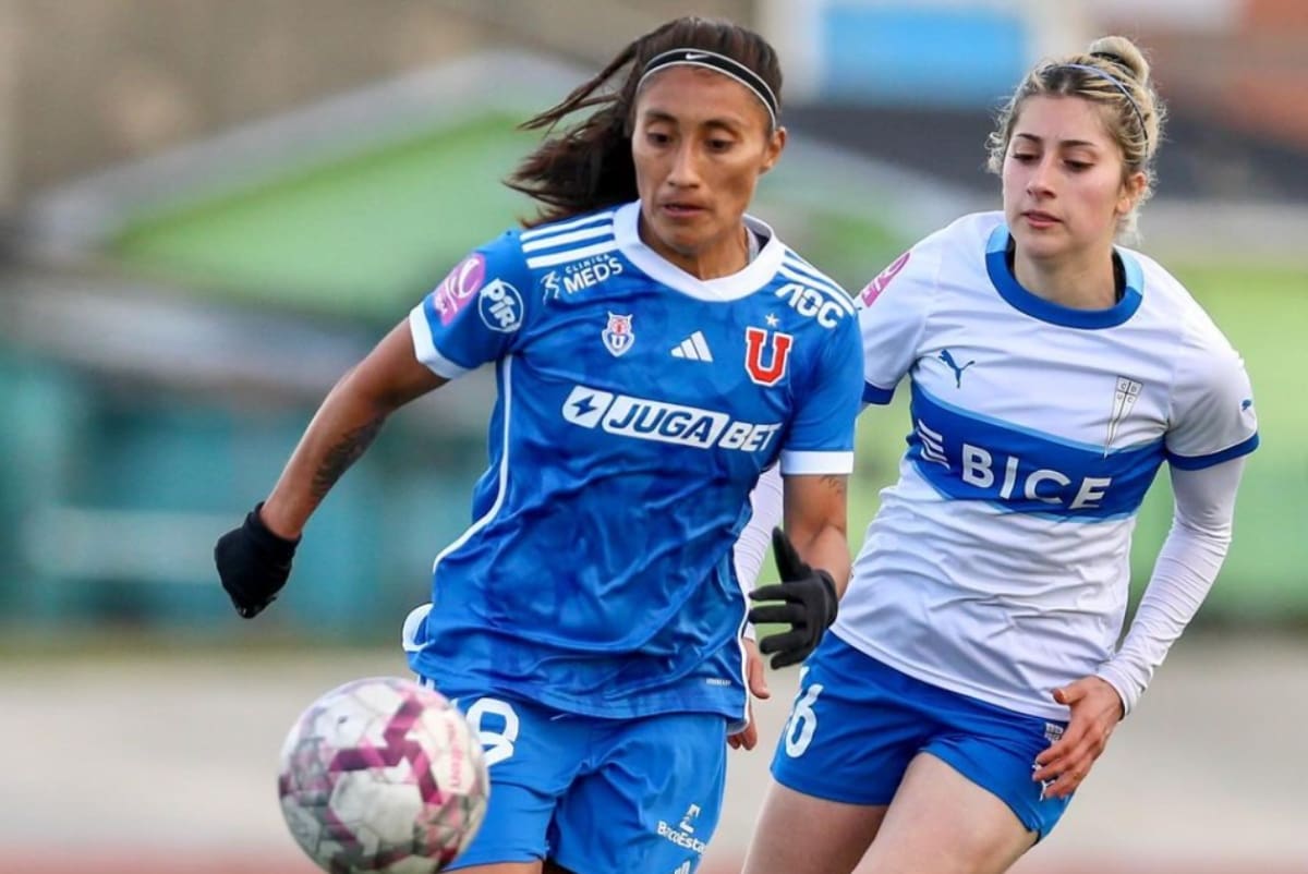 Clásico Universitario entre la U y la UC tuvo un álgido momento. Foto: @udechile.