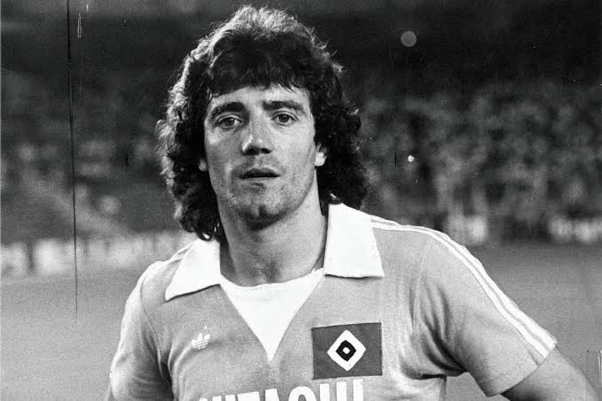 Kevin Keegan en Hamburgo.