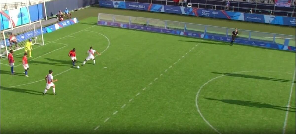 Gol de Esteban Campos en los Juegos Parapanamericanos