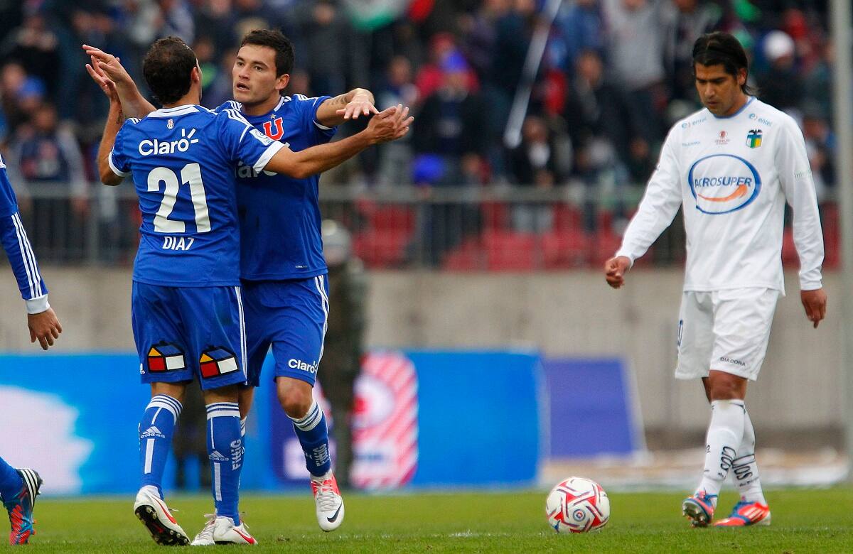 Universidad de Chile en la final 2012.