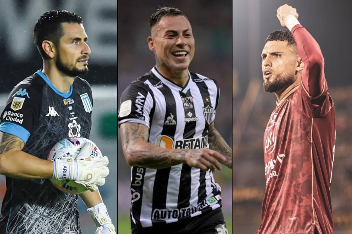 Gabriel Arias, Eduardo Vargas, Miguel Vargas.