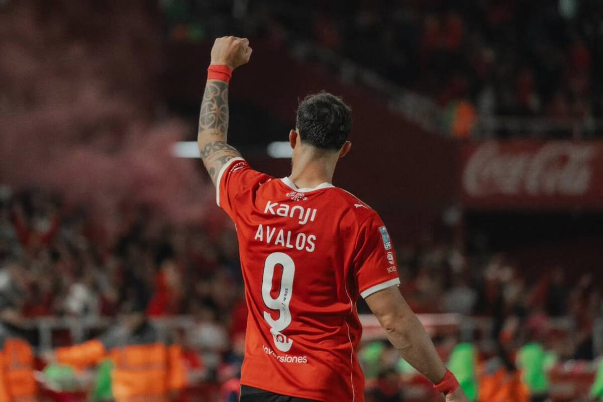 Anotó el gol del triunfo en Independiente. Foto: Instagram Independiente.