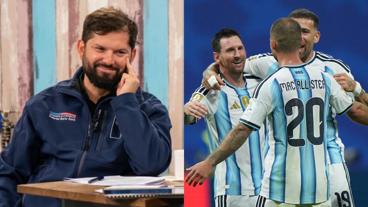 Hasta Gabriel Boric celebró la clasificación de Argentina en el Mundial: “Qué hermoso que es el fútbol”