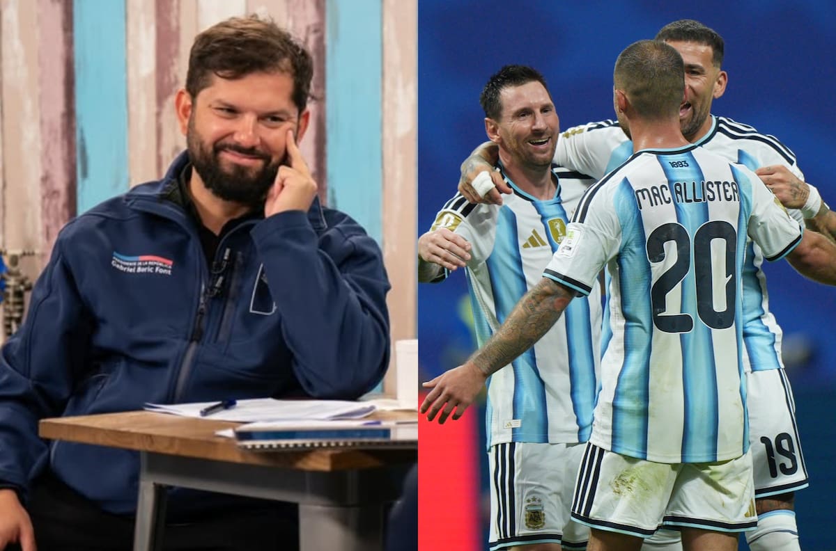 Hasta Gabriel Boric celebró la clasificación de Argentina en el Mundial: “Qué hermoso que es el fútbol”