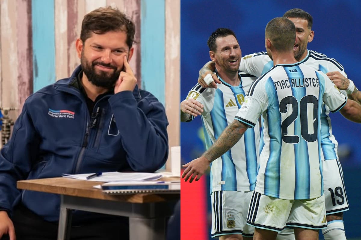 El expresidente de Chile celebró el triunfo argentino.