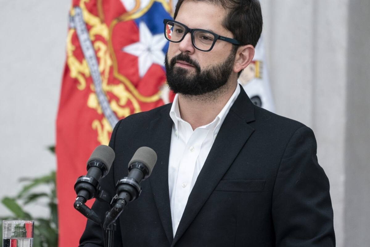 El presidente de Chile presenta una baja aprobación.