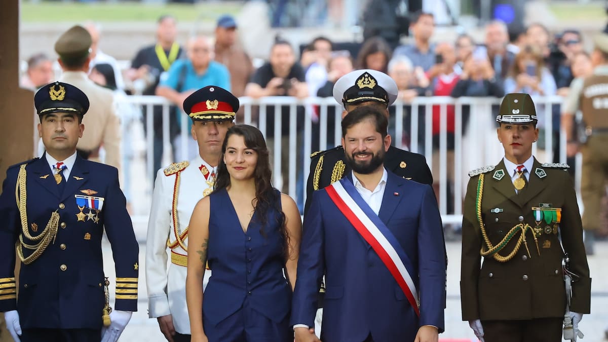 VIDEO | Así fue el último ingreso del Presidente Gabriel Boric a La Moneda