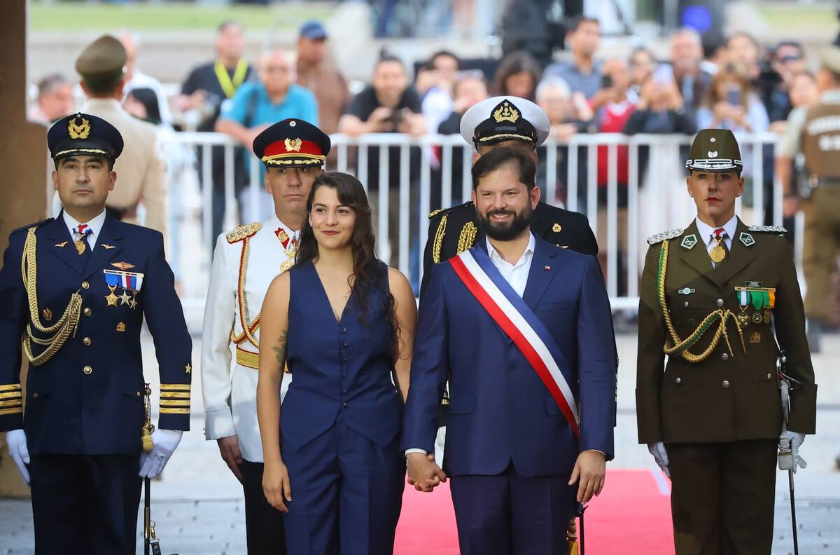 VIDEO | Así fue el último ingreso del Presidente Gabriel Boric a La Moneda