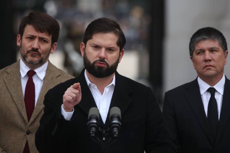 El mandatario alzó el tono en la conversación.