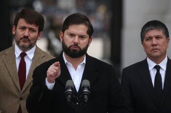 Gabriel Boric declaró como testigo por el caso de Manuel Monsalve