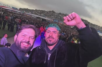 VIDEO | La divertida respuesta de Diego Mono Sánchez a Gabriel Boric en La Pampilla