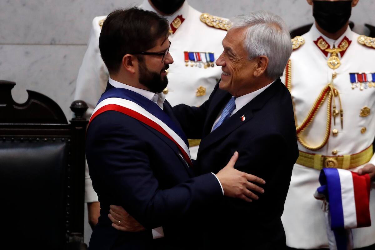 Sebastián Piñera precedió a Gabriel Boric como presidente de la República.